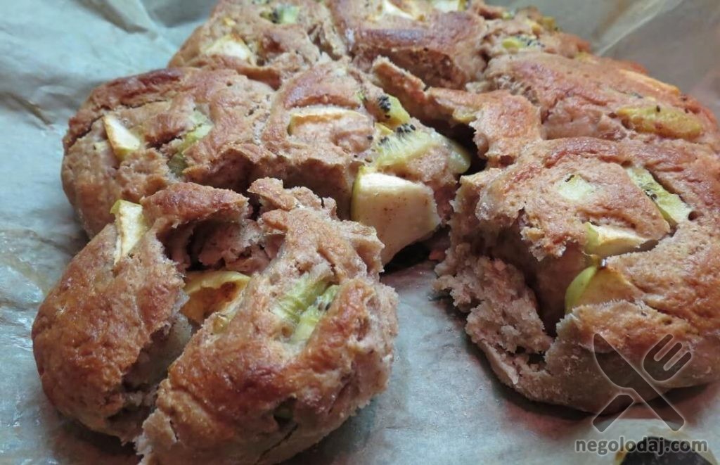 Отломанная булочка от цветочка
