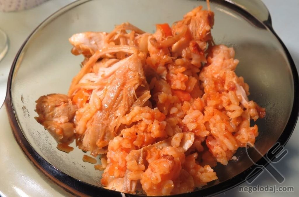 Рецепт диетического плова