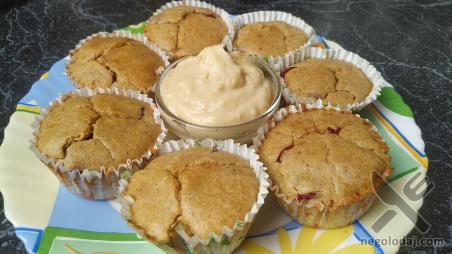 Healthy Cherry Muffins Recipe