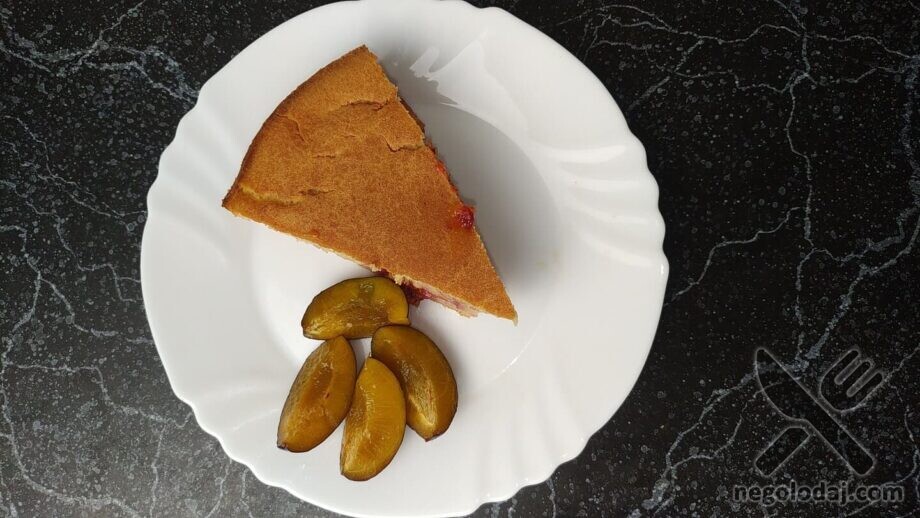 Healthy Plum Cake