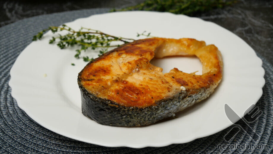 Pan-fried Salmon Steak Recipe
