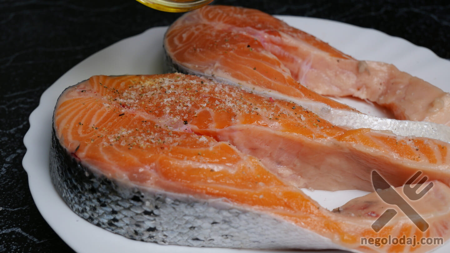 Pan-fried Salmon Steak Recipe - DON'T STARVE